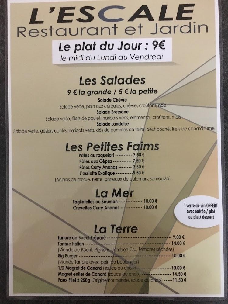 L’Escale - Menu Image 1