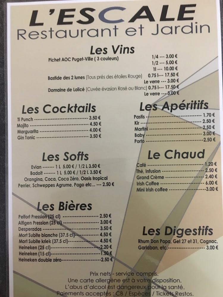 L’Escale - Menu Image 3